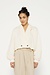 10Days Ecru cropped blazer jacket