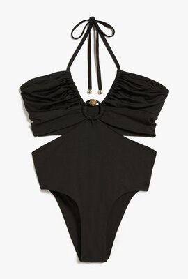 Max Mara Beachwear Black Badpak