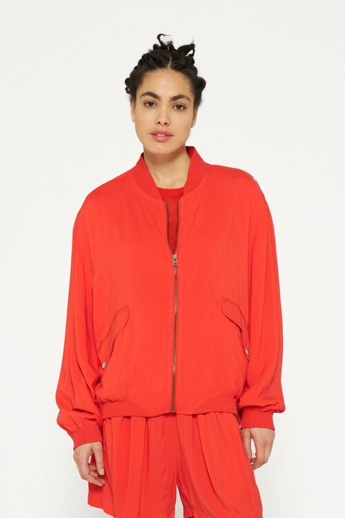 10Days Red bomber blouse