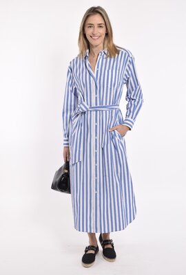 Max Mara Weekend Blauwe Maxi Jurk