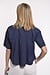 Xirena Navy Blouse Boxy katoen