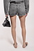 Rotate Grey denim Shorts