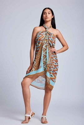 Vacanze Italiane Turquoise Sarong Pareo