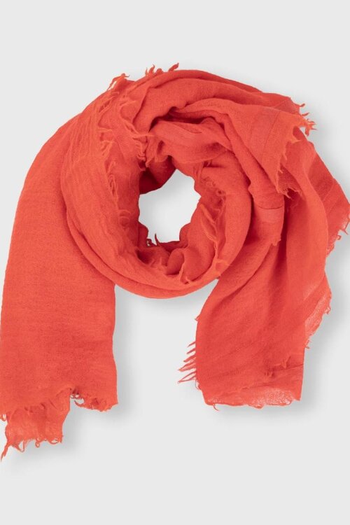 10Days Poppy red scarf muslin