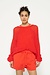 10Days Poppy red sweater thin knit