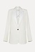 Forte_Forte Ivory Linnen Blazer