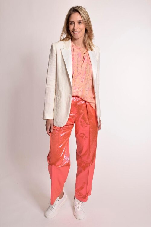 Forte_Forte Koraal Metalic Pants