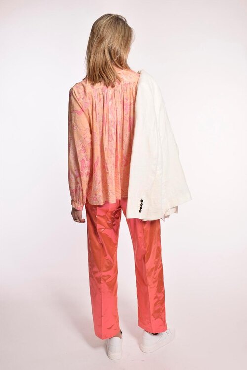 Forte_Forte Koraal Metalic Pants