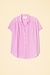 Xirena Lavender pink Blouse korte mouw