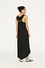 10Days Black soft cinch back dress