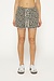 10Days Light Grey Melee bar shorts leopard