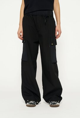 10Days Black loose utility pants