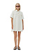 Ganni Off White Denim Mini Dress