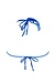 Antigel Blue/MultiColour LAvatar Des Iles Bikini Top