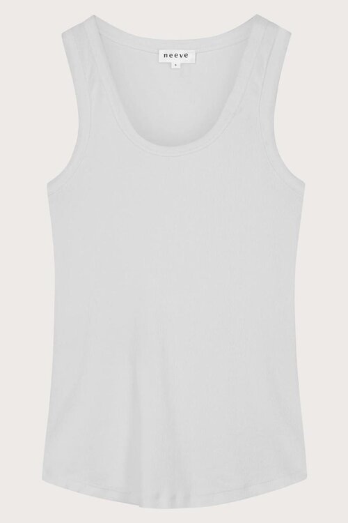 Neeve Witte Rib Top