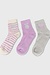 10Days Violet short socks 3-pack