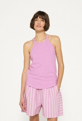 10Days Violet racer top linen cotton