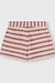 10Days dust/violet toweling shorts stripes