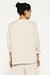 10Days Soft White Melee raw edge statement sweater