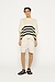 10Days Light Safari sleeveless sweater knit stripe