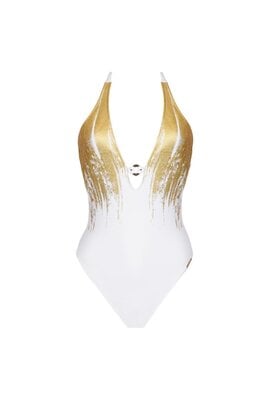 Lise Charmel White Feuille D'Or Swimsuit