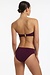 Jets Aubergine Bikini Mid Slip