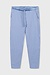 10Days Blue Bell Long cropped jogger stripes