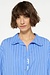 10Days Blue Bell voile blouse stripes