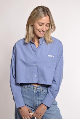 Love Stories Blue Pete Blouse