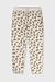 10Days Soft White long cropped jogger leopard