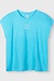 10Days laguna blue short sleeve tee linen