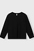 10Days Black crew neck long sleeve tee