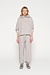 10Days Light Grey Melee Bar jogger fleece