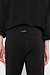 10Days Black long cropped jogger scuba