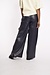 Essentiel Antwerp Donkerblauwe Faux Leather Broek