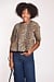 Ganni Leopard Print Blouse