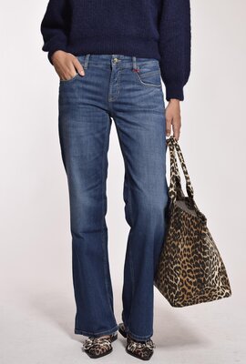 Cambio Indigo Tess Wide Leg jeans