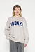 10Days Light Grey Melee raw edge statement sweater