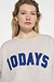 10Days Light Grey Melee raw edge statement sweater