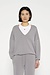 10Days graphite v-neck sweater scuba