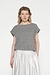 10Days Grey Melee balloon knit sleeveless