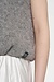 10Days Grey Melee balloon knit sleeveless