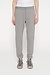 10Days graphite long cropped jogger pinstripe