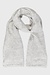 10Days Light Grey Melee knit scarf melee