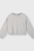 10Days Light Grey Melee loose fit sweater