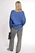 10Days true blue raw edge statement sweater