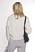 10Days Light Grey Melee polo knit sweater