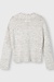 10Days Light Grey Melee v-neck knit sweater melee