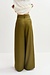 Essentiel Antwerp Kaki Wide Leg Pantalon