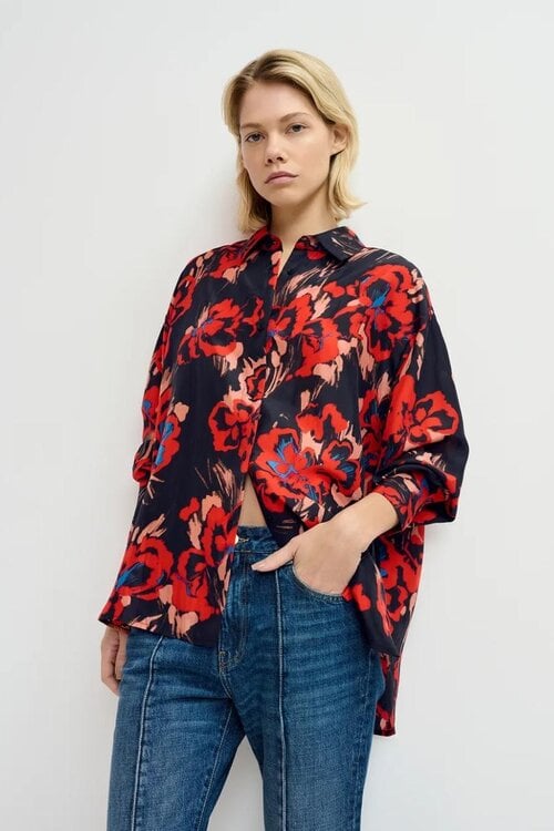 Essentiel Antwerp Donkerblauwe Blouse